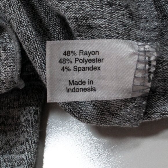 Lane Bryant Ruffle Sleeve Sweater Dress Womens 18 20 Gray Stretch Pockets RR14X - Picture 7 of 7